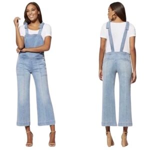 Soho Women's Light Blue Denim Overalls